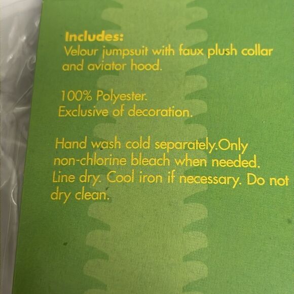 Fuzzys Red Baron Two Piece Set Infant Costume Zipper Hook and Loop 12-18 Months - Picture 15 of 15